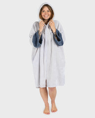 Dryrobe Full-Zip Organic Towel Robe - Nimbus Cloud