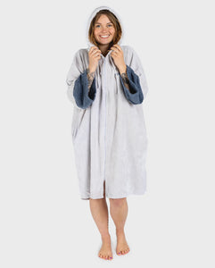 Dryrobe Full-Zip Organic Towel Robe - Nimbus Cloud