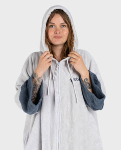 Dryrobe Full-Zip Organic Towel Robe - Nimbus Cloud