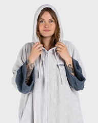Dryrobe Full-Zip Organic Towel Robe - Nimbus Cloud