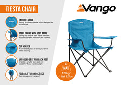 Vango Fiesta Chair Cobalt