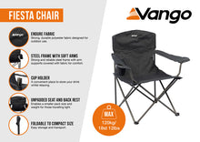Vango Fiesta Chair Granite Grey