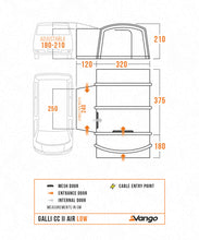 Vango Galli CC II Air Low Drive Away Awning 2026 model