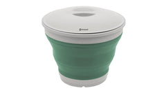 Outwell Collaps Round Bucket with Lid -  Shadow Green