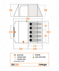 Vango Iris 500 Tent
