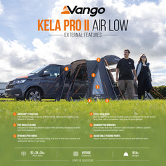 Vango Kela Pro II Air Low Drive Away Awning