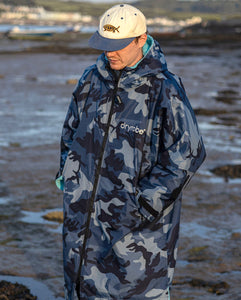 Dryrobe Advance Long Sleeve Blue Camo Blue