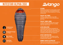 Vango Nitestar Alpha 350 Sleeping Bag