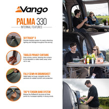 Vango Palma 330 Poled Caravan Awning