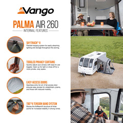 Vango Palma Air 260 Caravan Awning