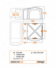 Vango Quadris Air Low Drive Away Awning