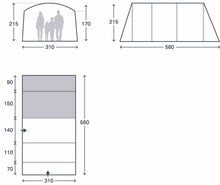Kampa Rockcliff  6 Air TC Tent 2026