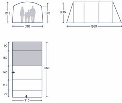 Kampa Rockcliff Air TC Tent 2026