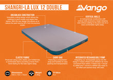 Vango Shangri-La Lux 12 Double Self-Inflating Sleeping Mat