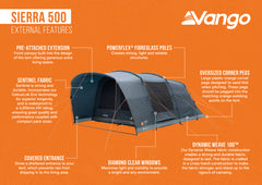 Vango Sierra 500 poled Tent