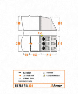 Vango Sierra Air 300 Tent