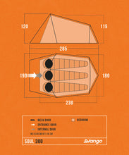 Vango Soul 300 Tent Peridot Green