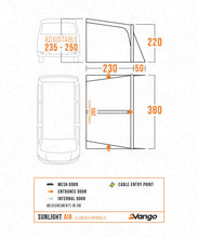 Vango Sunlight Air ProShield - Awning / Canopy for Caravans & Motorhomes