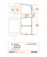 Vango Sunlight Air ProShield - Awning / Canopy for Caravans & Motorhomes