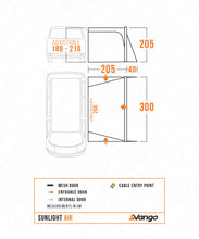 Vango Sunlight Air Low - Awning / Canopy for Campervans