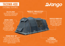 Vango Tacoma 400 Tent Package