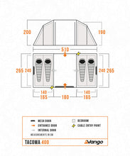 Vango Tacoma 400 Tent Package