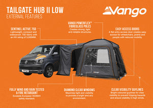 Vango Tailgate Hub II Low Drive Away Awning 2025