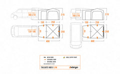 Vango Tailgate Hub II Low Drive Away Awning 2025