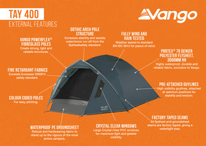 Vango Tay 400 Tent 2025