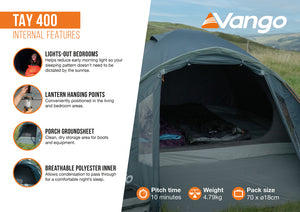 Vango Tay 400 Tent 2025