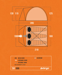 Vango Tay 300 Tent 2025