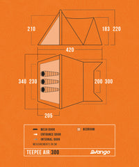 Vango Teepee Air 300 Tent
