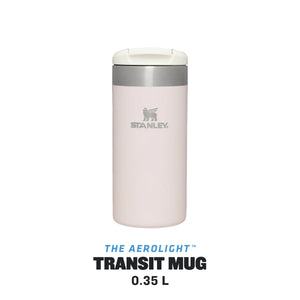 Stanley Aerolight™ Transit Mug | 0.35L Rose Quartz Metallic