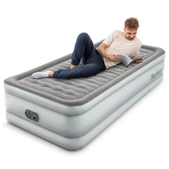 Bestway TriTech Single Size Airbed With Built In Pump