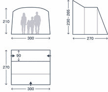 Kampa Waypoint Air Mid Driveaway Awning - 2026