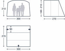 Kampa Waypoint Poled Low Driveaway Awning - 2026