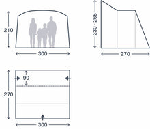 Kampa Waypoint Poled Mid Driveaway Awning - 2026