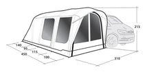 Outwell  Wolfburg 450 Air Drive Away Awning 2025