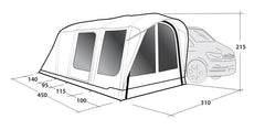 Outwell  Wolfburg 450 Air Drive Away Awning 2025