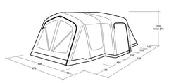 Outwell Montana 6 Air Tent 2025