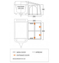 Vango Balletto Air 330 Elements Shield Caravan Awning