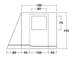 Outwell Backroads Awning Room 2025