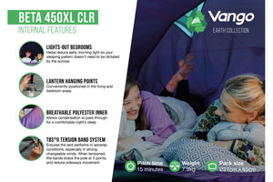 Vango Beta 450XL CLR XL Tent