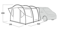 Easy Camp Reine Drive Away Awning 2025