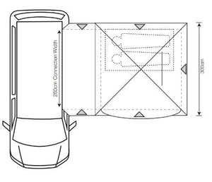 Outdoor Revolution Cayman Low (D/T) Drive Away Awning 2025