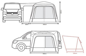 Outdoor Revolution Cayman Low (D/T) Drive Away Awning 2025