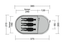 Outwell Nexion 3 Pop Up Tent - Forest