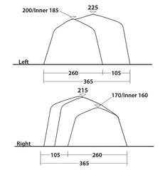 Outwell Hartford 6 Air Tent 2025