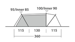 Outwell Nexion 2 Pop Up Tent - Forest