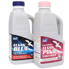 Elsan Blue 1L & Pink 1L Chemical Toilet Cleaner